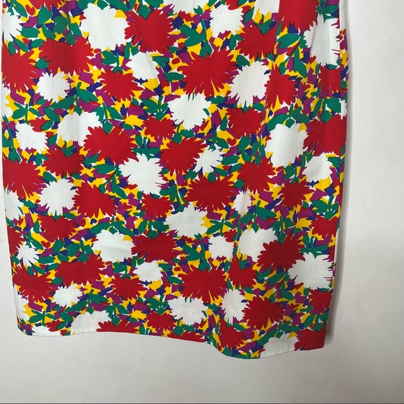 ESCADA BY MARGARETHA LEY Matching Two Piece Floral Cotton Skirt Set - Picture 9 of 11